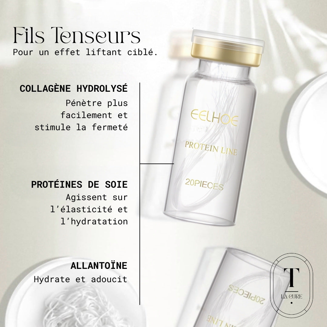 Fils tenseurs de collagène