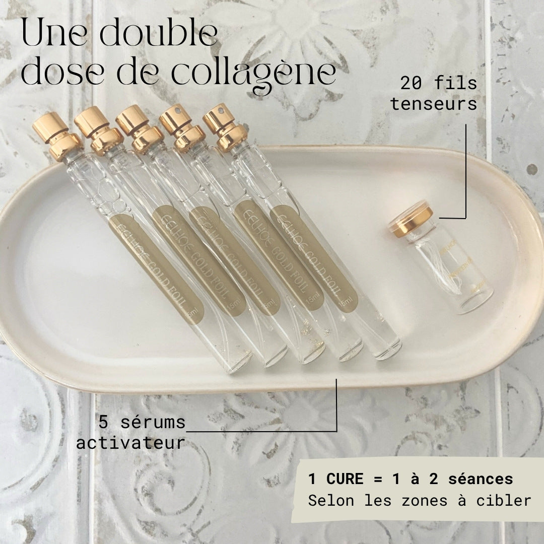 Fils tenseurs de collagène